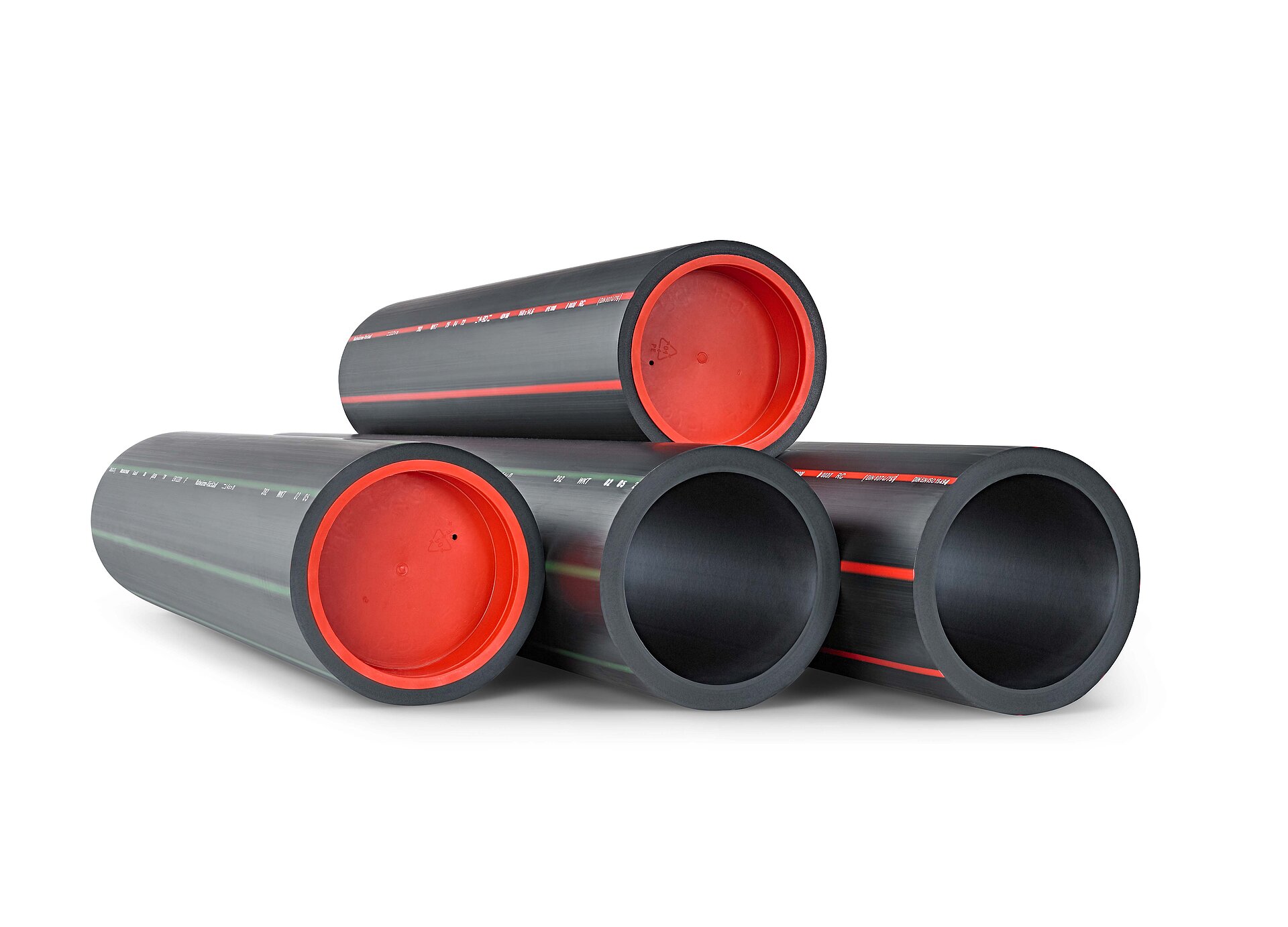 Pressure pipes made of PE 100 RC for cold local heating