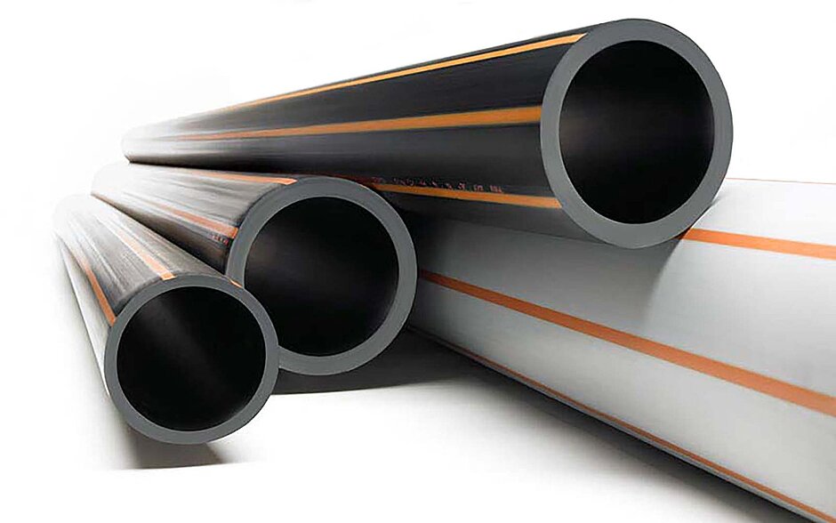 Pressure pipes made of PE 100 and PE 100-RC